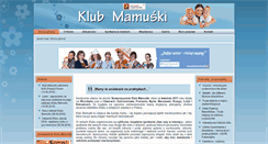 Desktop Screenshot of klubmamuski.pl