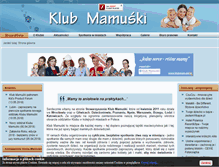 Tablet Screenshot of klubmamuski.pl